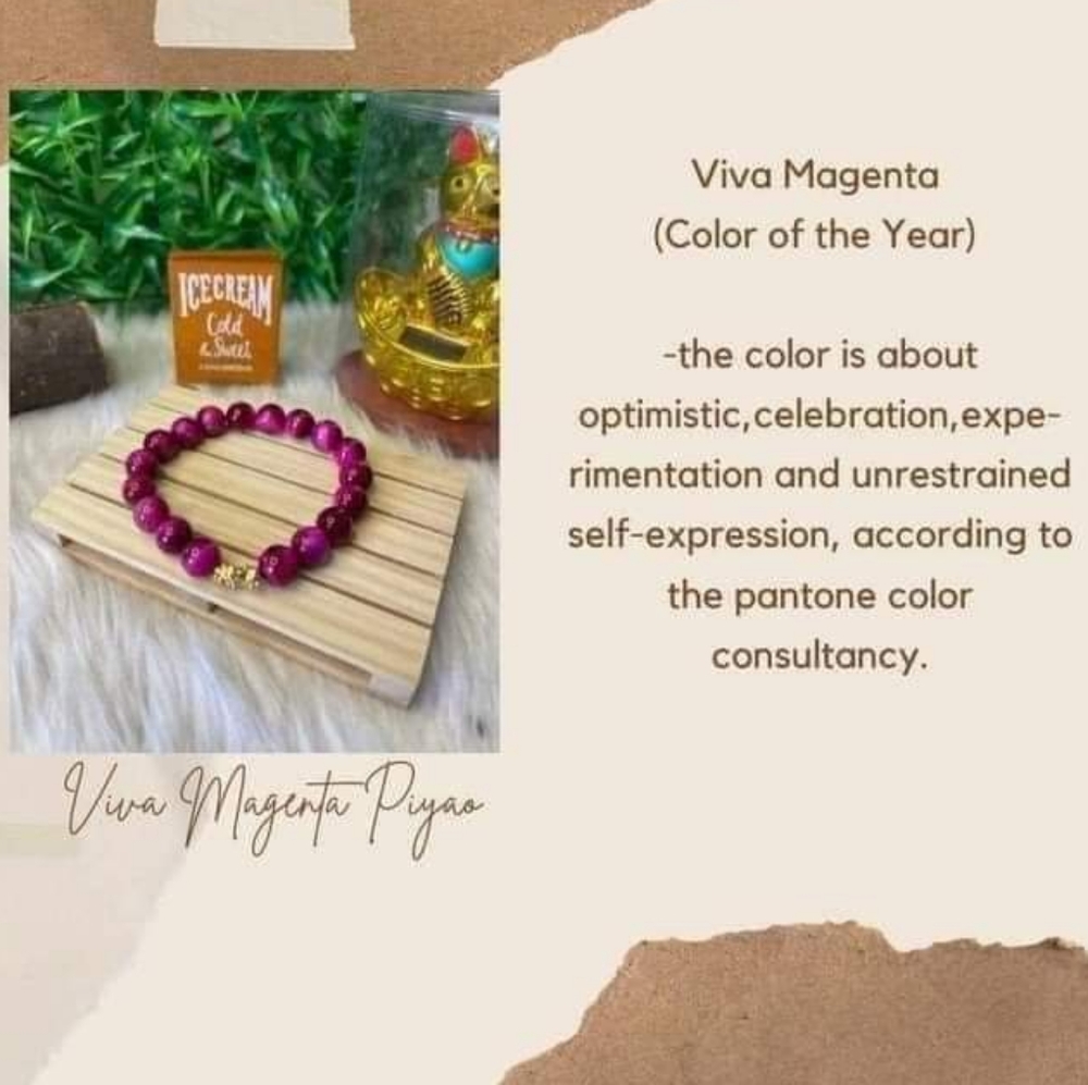 Viva Magenta 18K Piyao Bracelet